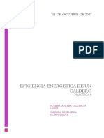 Eficiencia energética de una caldera pirotubular