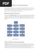 CH 2. Business Analysis Process Models