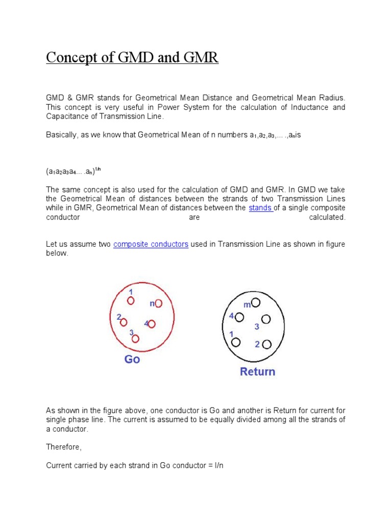 Concept of GMD and GMR | PDF | Electrical Engineering | Electromagnetism
