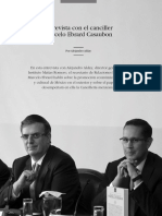 Entrevista Canciller Marcelo Ebrard Casaubon