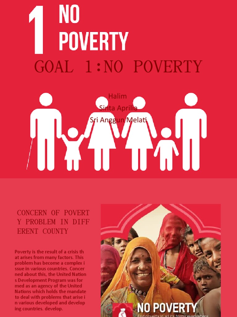 GOAL 1 - NO POVERTY UN - WPS Office | PDF