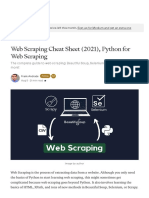 Web Scraping Cheat Sheet (2021), Python For Web Scraping by Frank Andrade Geek Culture - Medium