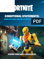 Conditional Statements:: Using The Lock and Key in Fortnite Creative