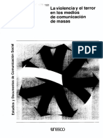 La Violencia y El Terror en Los Medios de Comunicación de Masas