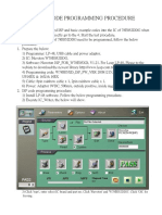 Up-2 ISP CODE PROGRAMMING PROCEDURE