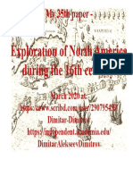 Exploration of North America During The 16th Century. Author: Dimitar Al. Dimitrov