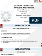 Institute of Architecture Department: Architecture