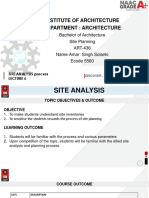 Institute of Architecture Department: Architecture