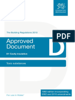 Building Regulations Guidance Part D Toxic Substances