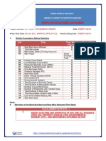 Contractor Weekly Hse Report Blank With Definitions