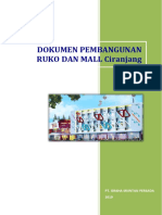 Dokumen Pembangunan RUKO DAN MALL Ciranjang: Pt. Graha Sriintan Persada 2019