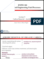 ENVE 302 Environmental Engineering Unit Processes: Carbon Removal - Aerobic