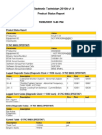 Cat Electronic Technician 2019A v1.0 Product Status Report