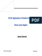 CS 267 Applications of Parallel Computers: James Demmel