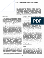 El Alcohol y Las Drogas en América Latina