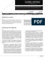 Resumen Informe Final Decimo Primer Papel Comercial La Fabril Noviembre 2019 (1)