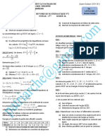 DEVOIRE DE MATHEMATIQUE N°2 Semi Trimestrielle