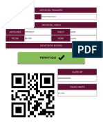 Datos Del Pasajero: Aerolinea Vuelo