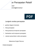 Percepatan Mekanisme Engkol Peluncur With Contoh