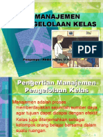 Manajemen Pengelolaan Kelas