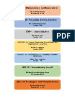 GEC 105: Purposive Communication: GEC104: Mathematics in The Modern World