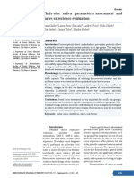 Chair-Side Saliva Parameters Assessment and Caries Experience Evaluation