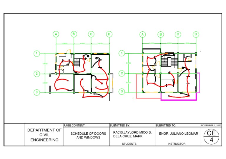 A B C D A B C D: Department of Civil Engineering | PDF