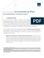 Itaú Corretora - Comunicado Aos Acionistas Da Xpart Base - Escritural - NC - 17 - 09