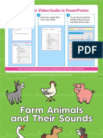 Farm Animals and Their Sounds