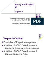 Project Planning and Project Management: Systems Analysis and Design in A Changing World 6 Ed Satzinger, Jackson & Burd