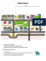 Give and Follow Directions On A Map Classroom Posters CLT Communicative Language Teach 50367