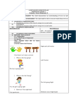 Left and Right Detailed Lesson Plan