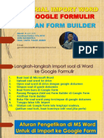 Tutorial Import Word Ke gf-FORM BUILDER