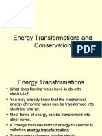 Energy Transformations and Conservation