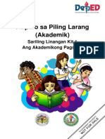 Q1 SHS Filipino Sa Piling Larang Akademik SLK1