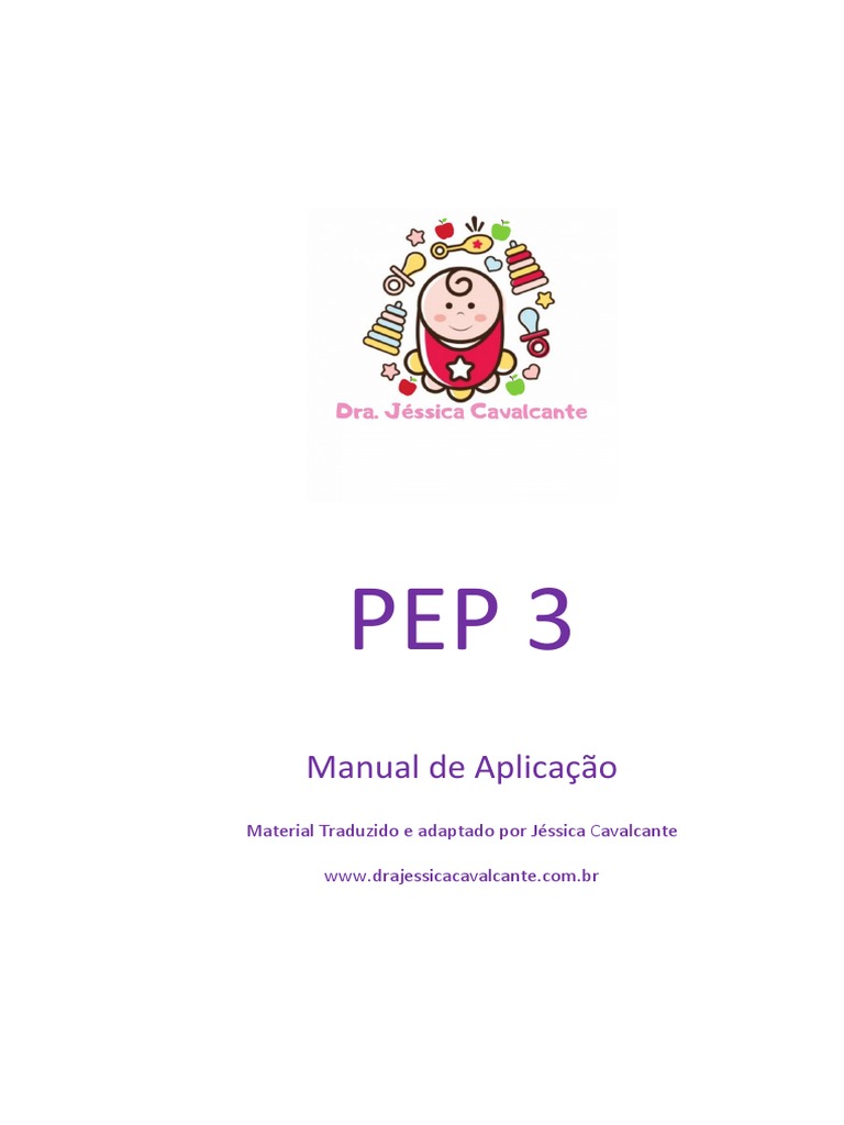Manual de Aplicação do PEP 3 | PDF | Autismo | Espectro do autismo