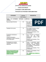 Tabela de Pontuação AC