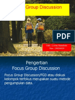 Focus Group Discussion: Oleh: Lovian Sinambela Nim: 190204029