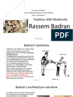 Tradition and Modernity in Badran's Architectural Synthesis