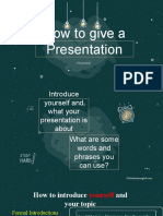 Unit 5 How To Give Presentation