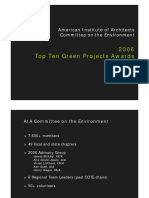 2006 Top Ten Green Projects Awards: American Institute of Architects Committee On The Environment