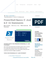 PowerShell Basics_ If -And & If -Or Statements _ Examples
