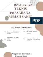 Persyaratan Teknis Prasarana Rumah Sakit