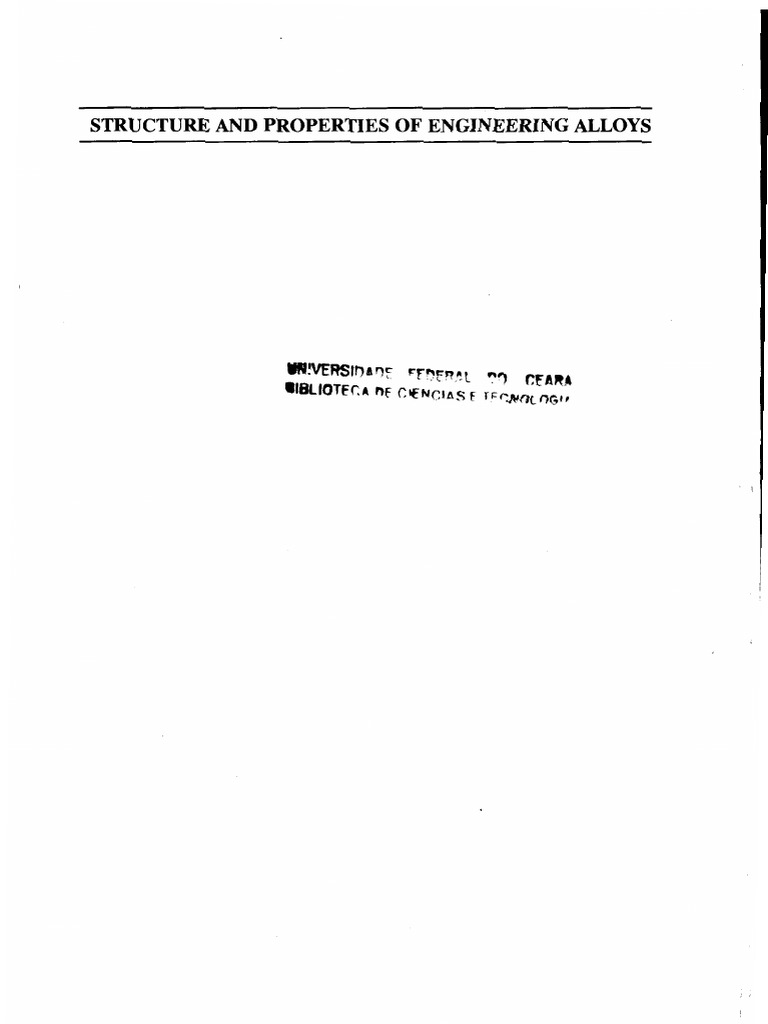 Structure and Properties of Engineering Alloys by William Fortune Smith ...