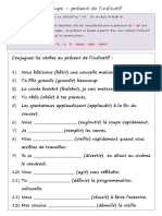 Present de Lindicatif 2e Groupe Verbes Issant Exercice Grammatical Feuille Dexercices - 49593