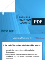 Business Environment (Lecture 1)