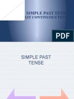 SIMPLE PAST TENSE and PAST CONTINUOUS TE