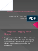 Tanggung Jawab Hukum Tenaga Kesehatan