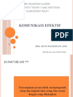 Komunikasi Efektif KADER