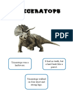 TRICERATOPS POSTER